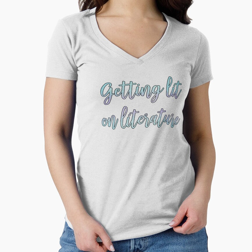 funny literature its lit af girly by untagged-shop