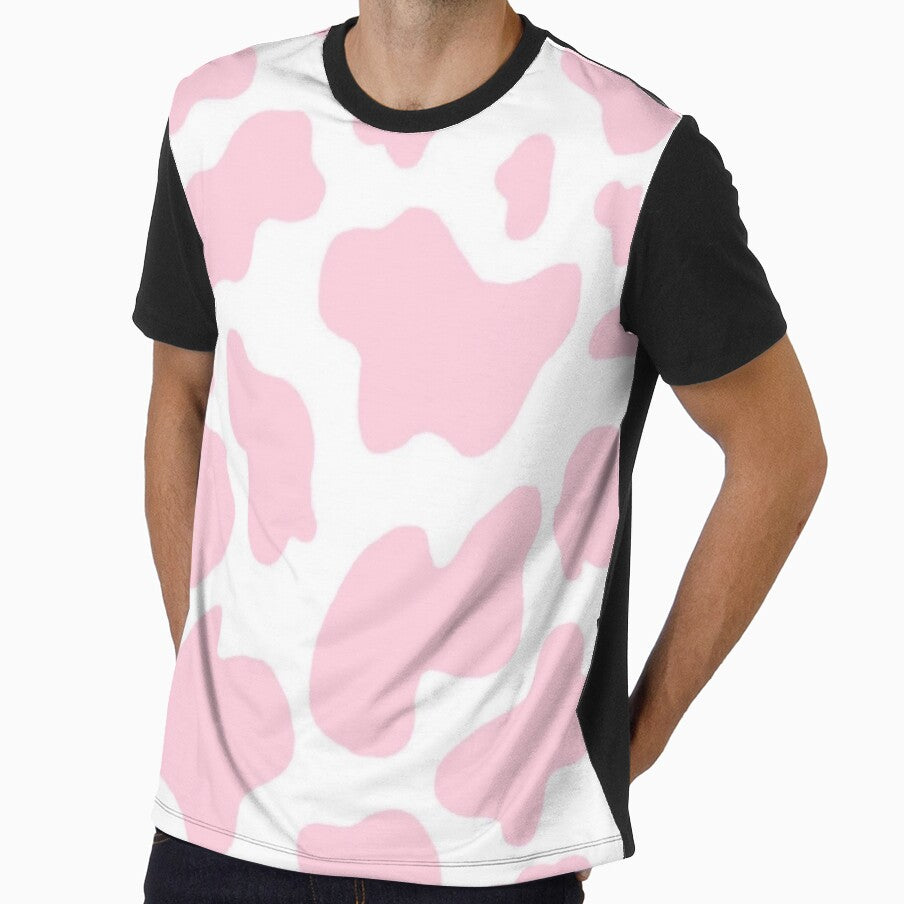 pink cow print by sqftv