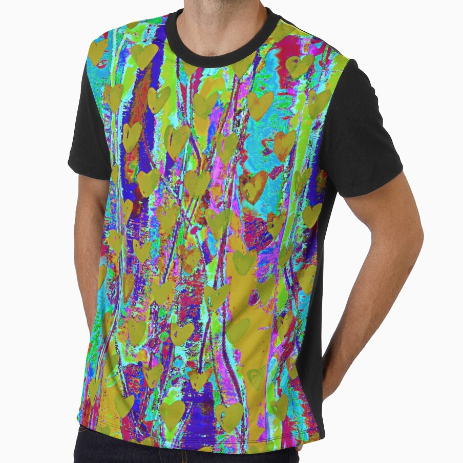 Khaki Rainbow Hearts by JadedHunter