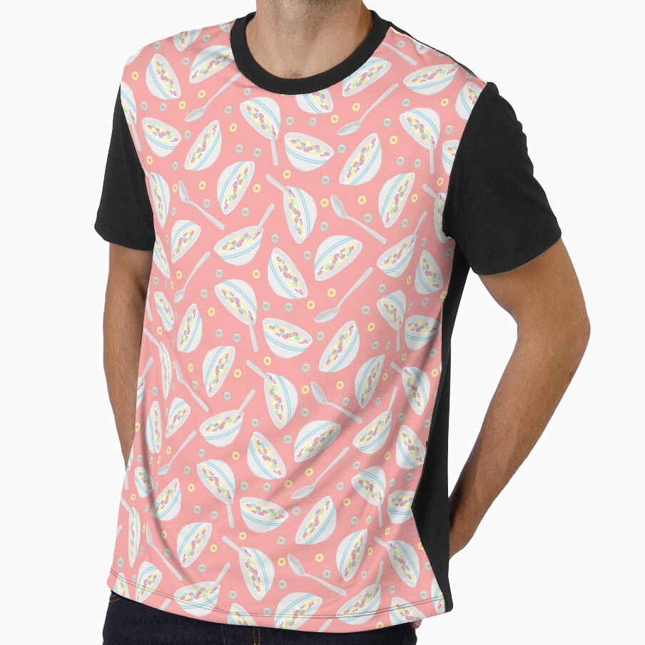 cereal bowl toss - pink by littlearrow