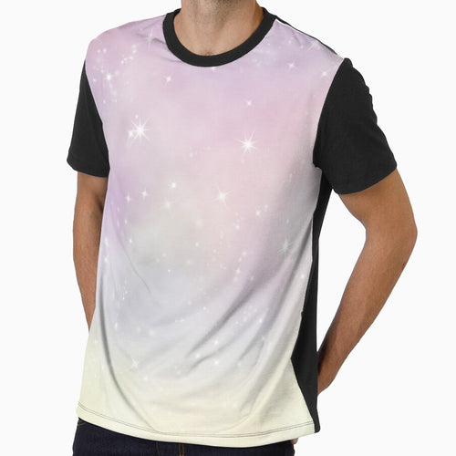Aesthetic Fantasy Light Pink Galaxy by ataraxiastore