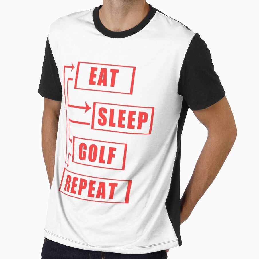 Eat Sleep Golf Repeat by teledesign