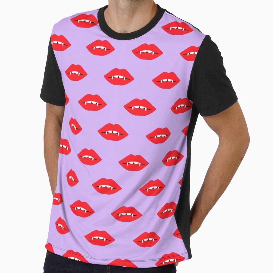 Bite Me ,Creepy Cute, Pastel Goth Design by TheNakednun