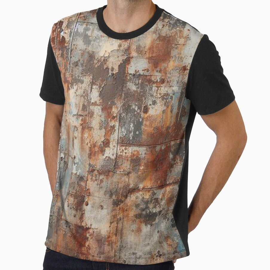 Grungy Rust Abstract by Myra365Art