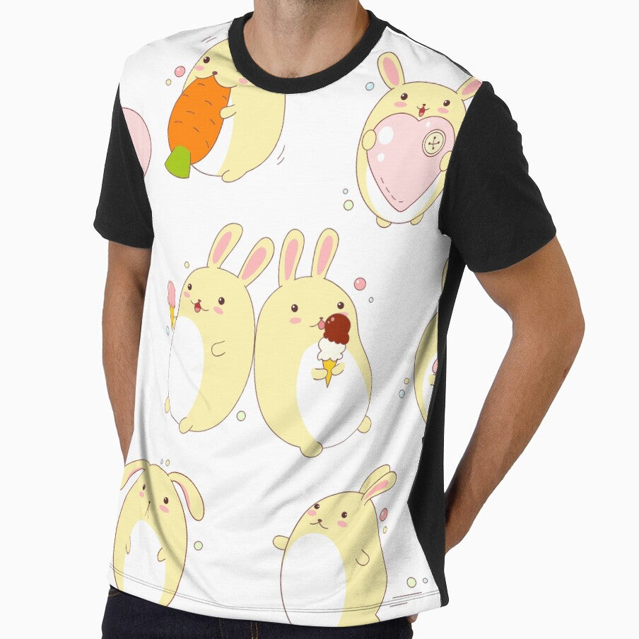Cute Kawaii Bunnies by Bridgette  O'Neill