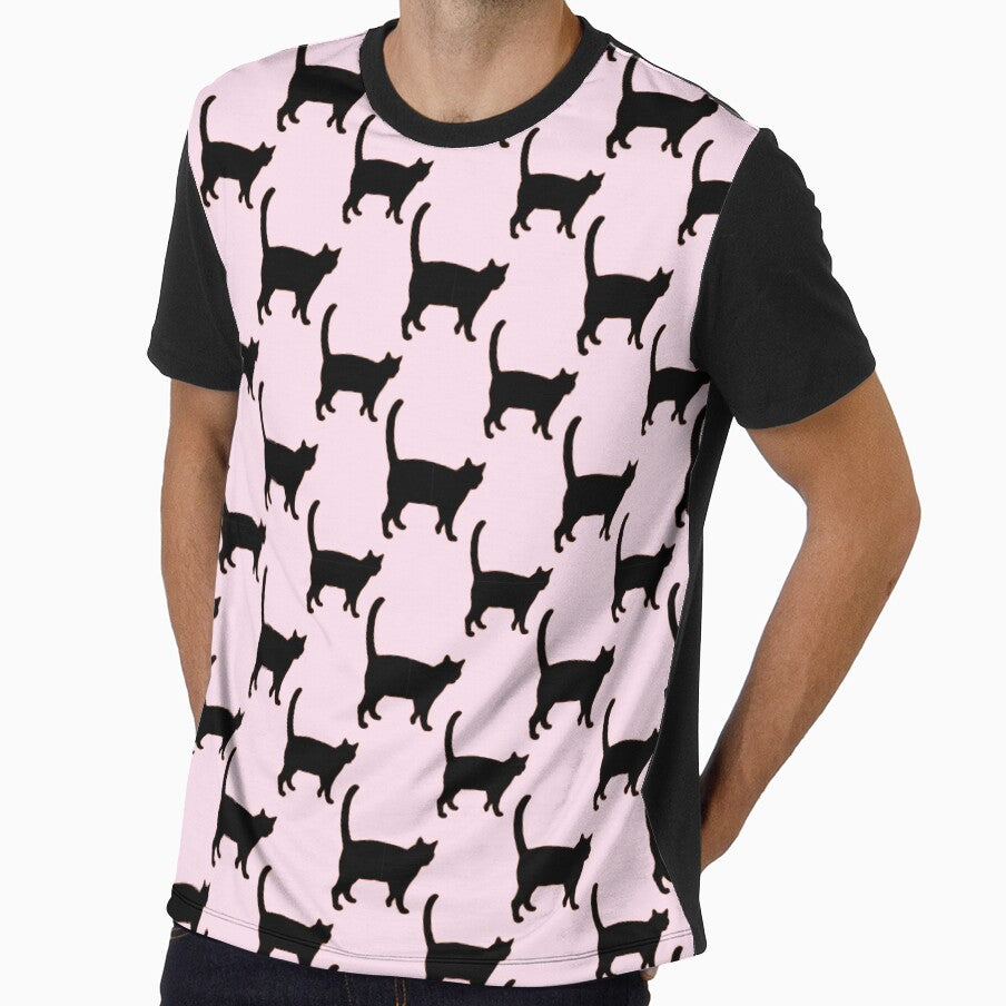 Black Cat ,Creepy Cute, Pastel Goth Design by TheNakednun