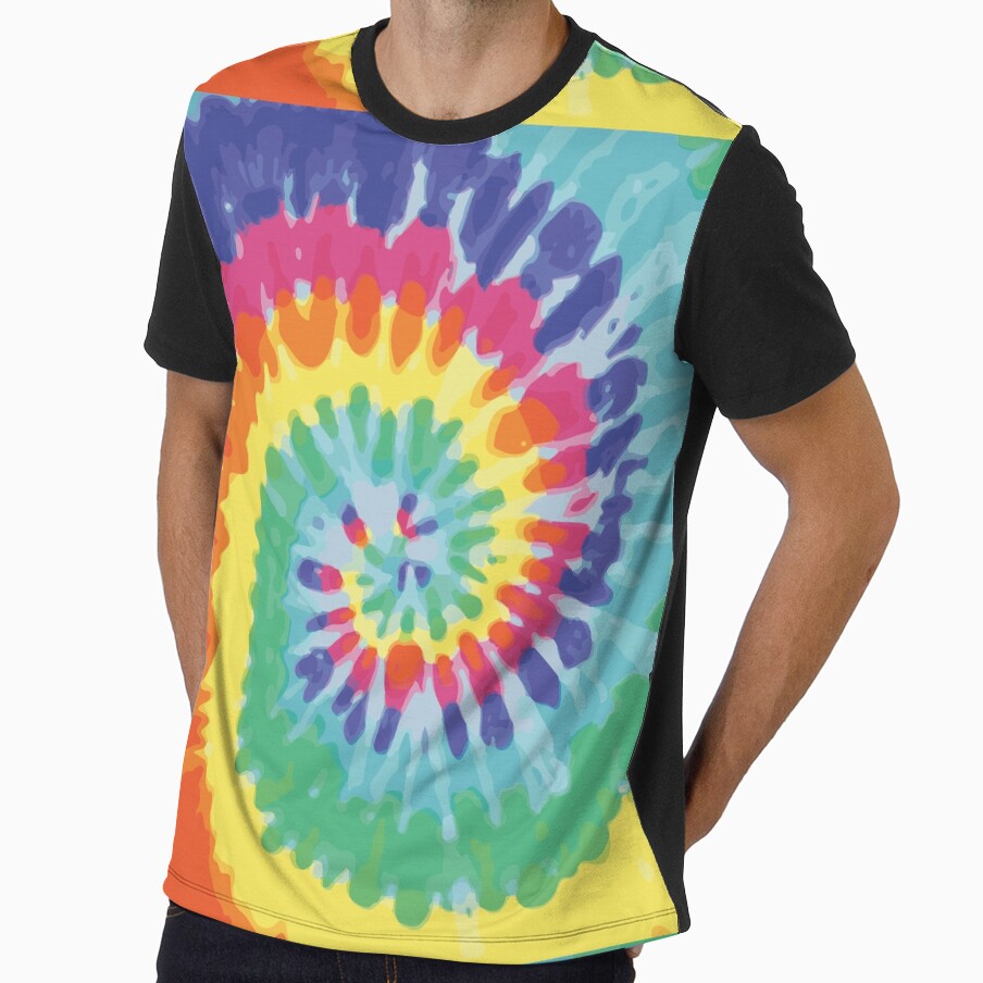 tie dye hippie style by WATEKE