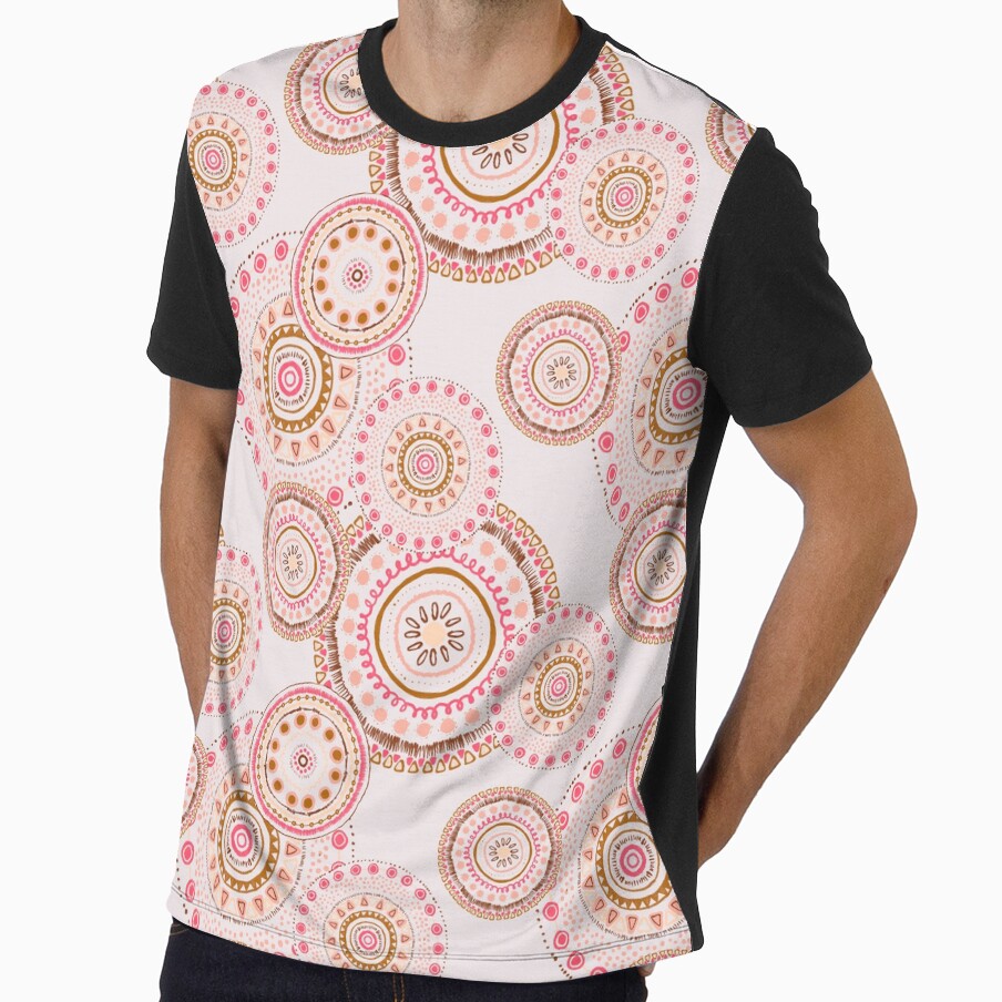 Mandala pattern white by Lena Pfitzner