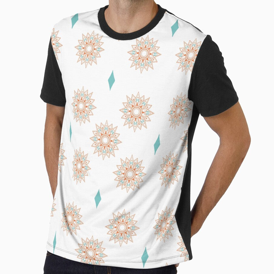 Flower bright orange on white by Chaoticzarts