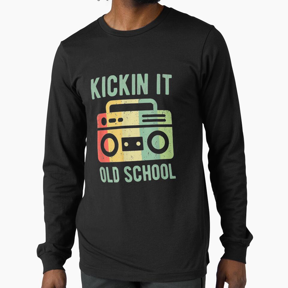 Kickin It Old School 80s 90s Boombox Retro Music by nancyholly