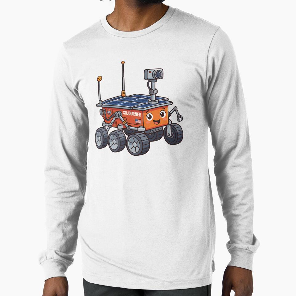 Cute NASA Pathfinder Sojourner Mars Rover Space Exploration by Rokoyo Prints