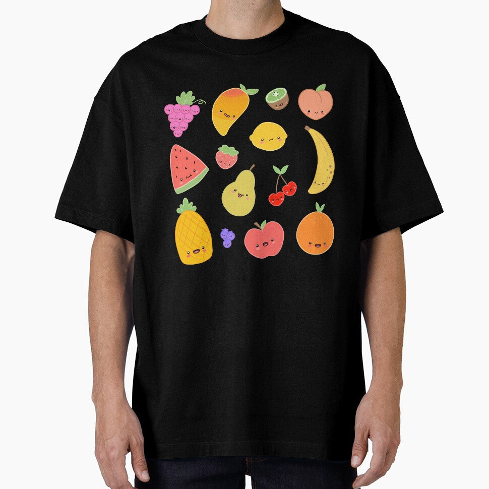 Kawaii fruits pattern by Yarafantasyart