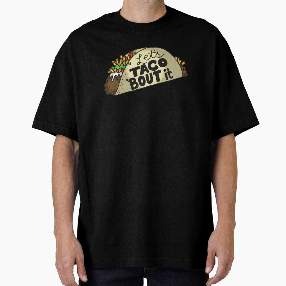 Let's Taco Bout It, Funny Taco Lover Gift by VintageMashup