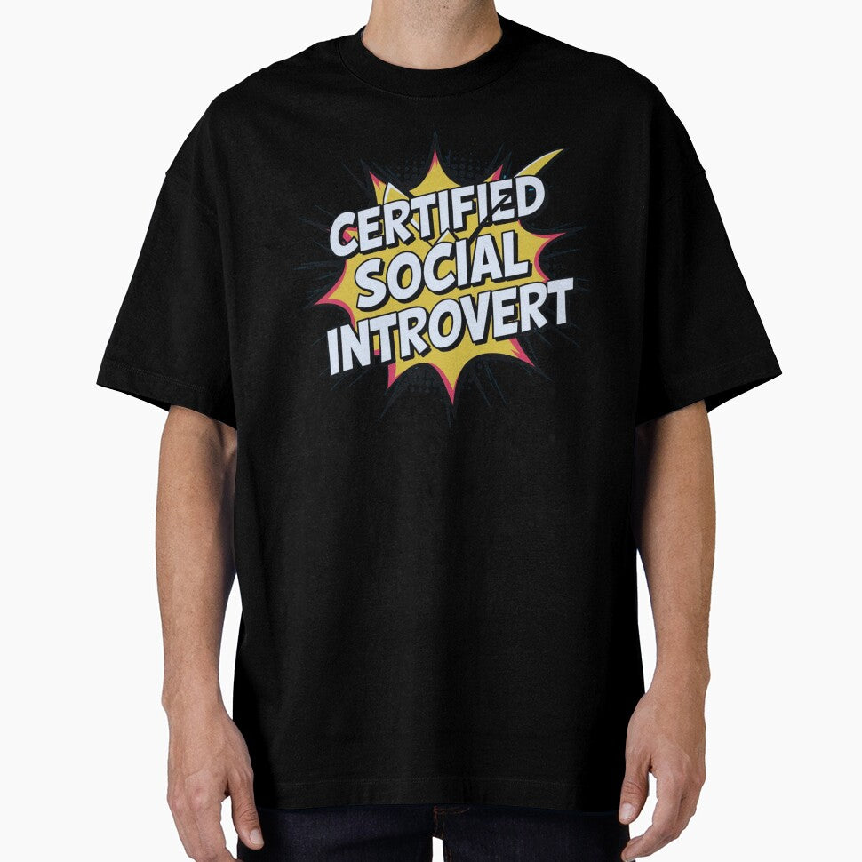 Certified Social Introvert - Relatable Quote by Vistone