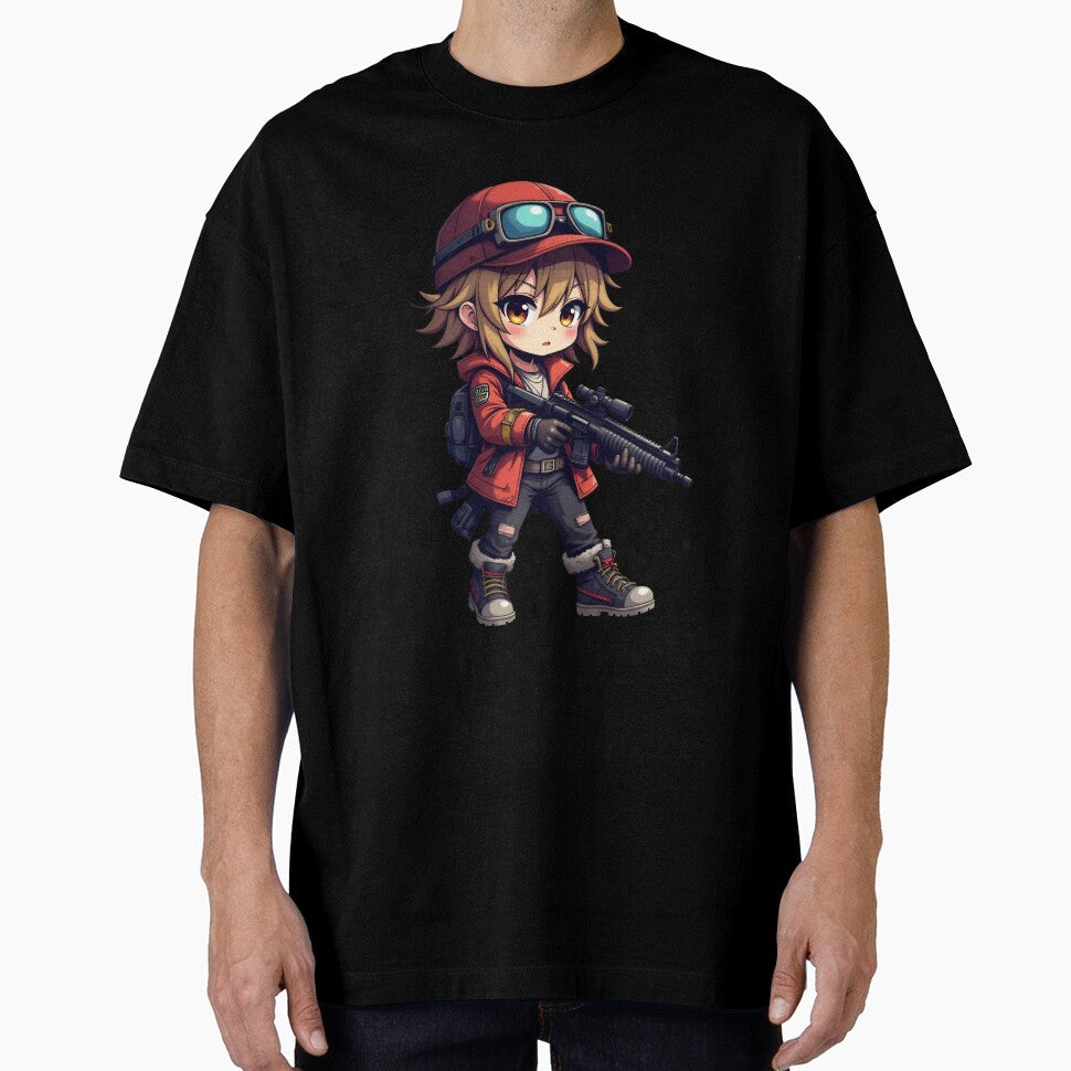 Anime Girl Hunter - Streetwear inspired art for posters, shirts & more by  VectorArtFactory