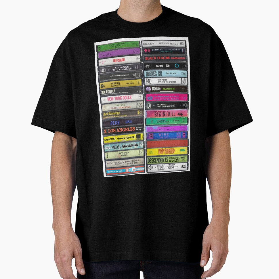 Greatest Punk Albums of All Time - Punk Cassette Print by Mr Mustard Prints