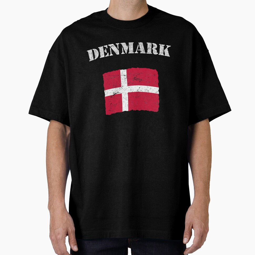 Vintage Denmark Danish Flag by vladocar