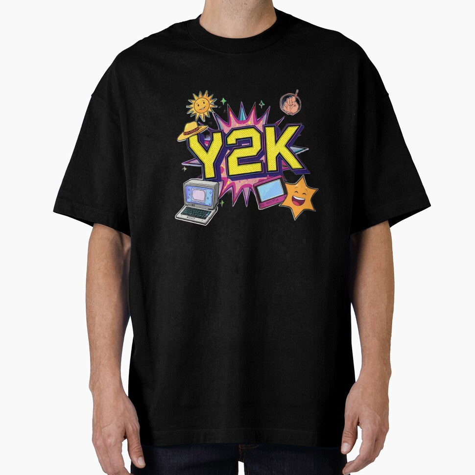 “Y2K Throwbacks – Retro 2000s Aesthetic T-Shirt” by rsuniquestyle