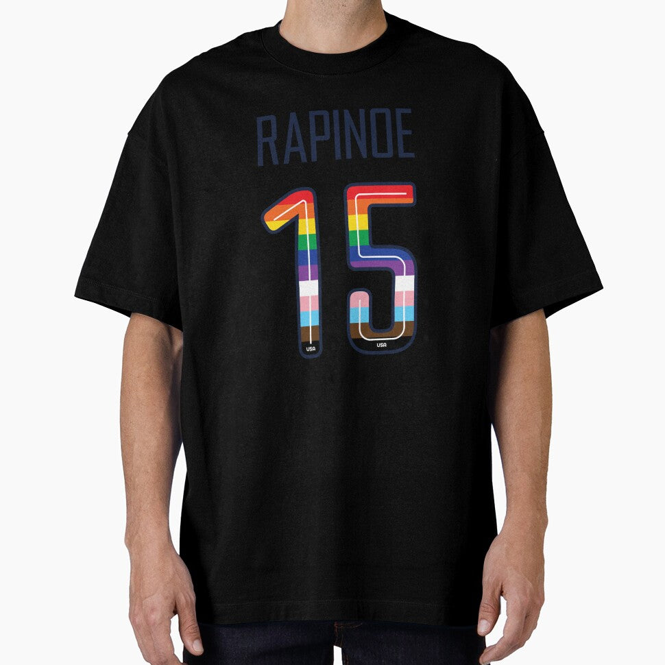 Megan Rapinoe 15 / USWNT / Rapinoe Pride Jersey Style by elopez1755