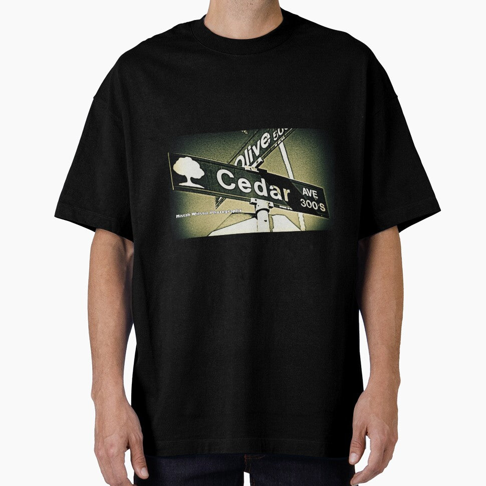 Cedar Avenue, Inglewood, California by Mistah Wilson by The Street Sign Store