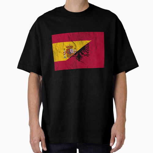 Albania Spain Flag by Carl's Clothing