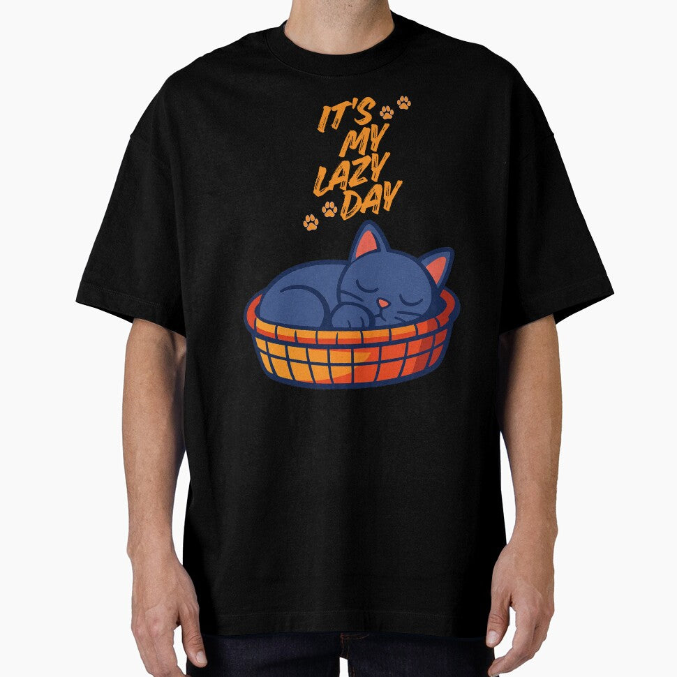 It's My Lazy Day T-shirt Gifts Cats Lovers by ZemVibe