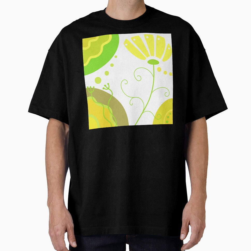 Vibrant Yellow Whimsical Boho Design by Sartoris Art