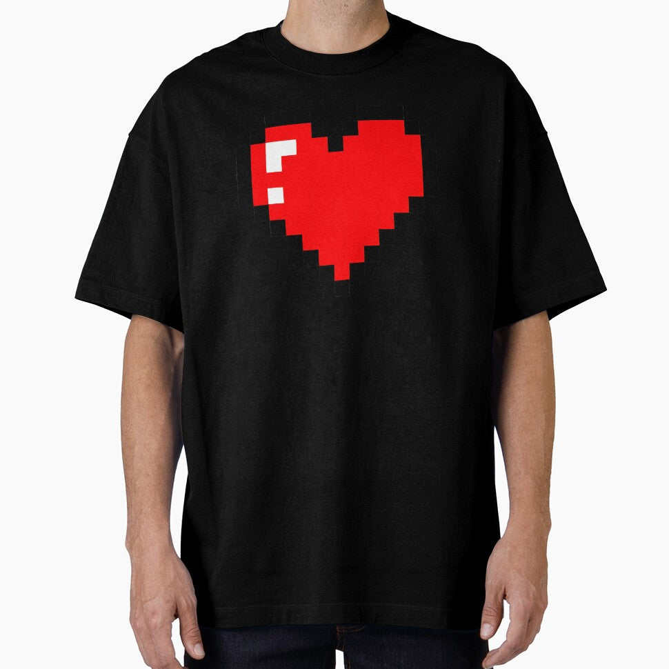 red heart pixel by ipoppppp