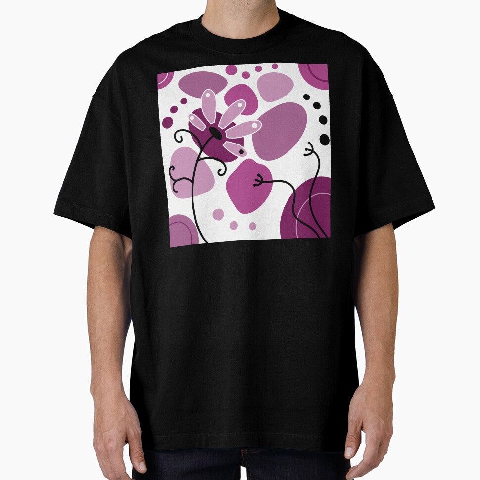 Purple Whimsical Boho Design by Sartoris Art