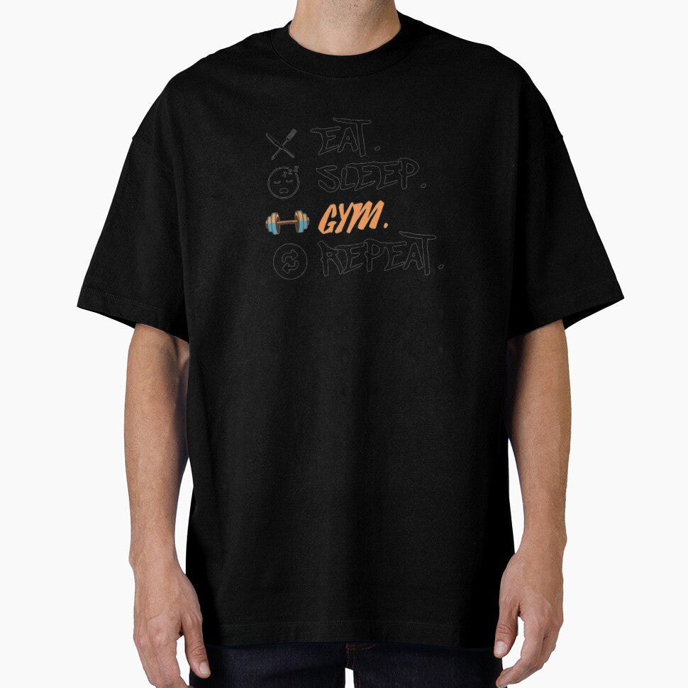 Eat Sleep Gym Repeat by KoumlisArt