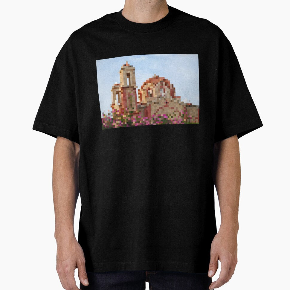 Pixelated Colorful Cathedral Dome by Potato Quality Prints