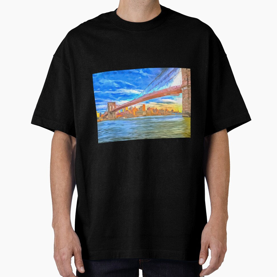 Brooklyn Bridge Pop Art by bejacs