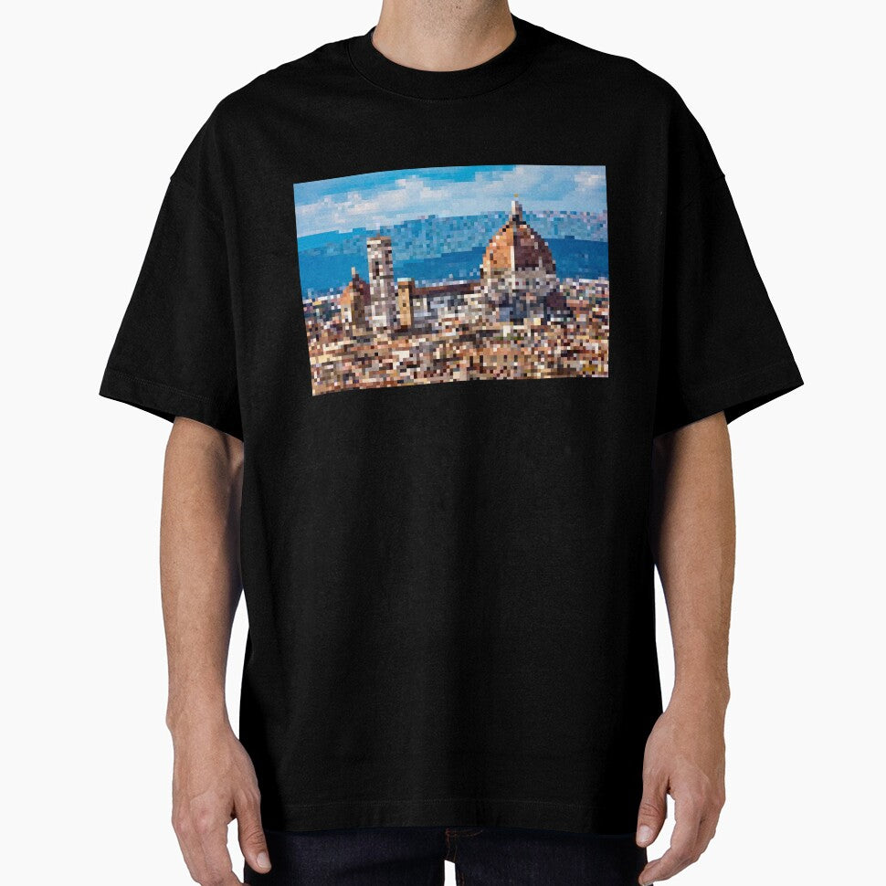 Pixelated Florence Cathedral by Potato Quality Prints