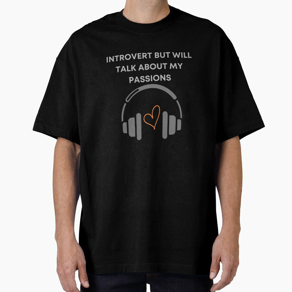 Introvert But Will Talk About My Passions Shirt - Funny Introvert Quote Tee. by LunaPrintCo