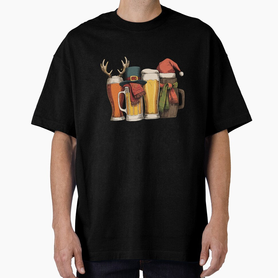 Christmas Beer Mugs by NicolasGlowArt