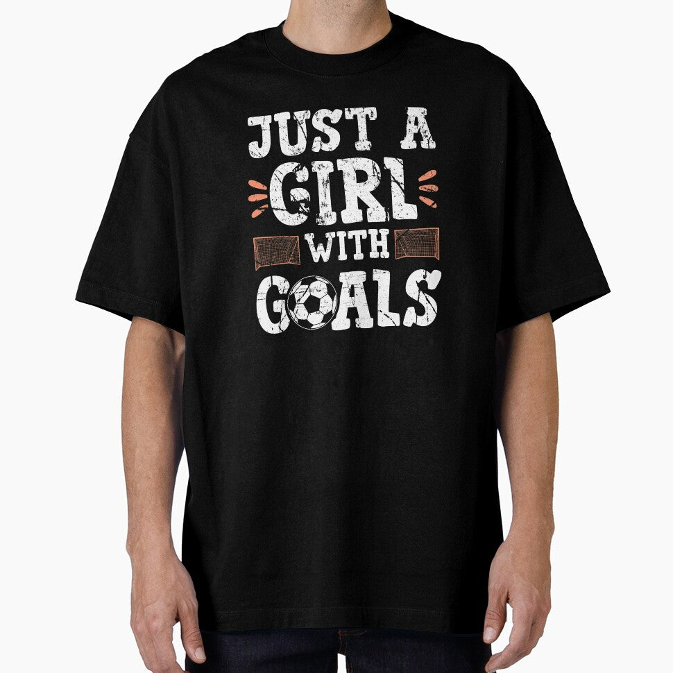 Funny Gifts For Soccer Players Girls and Designns Goals Quote by CrookedCreek