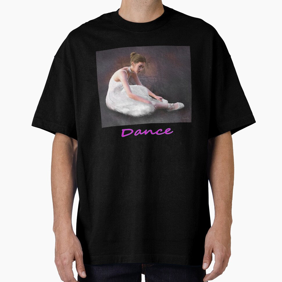 Woman girl ballerina dancer tying shoe by Fantasyart123