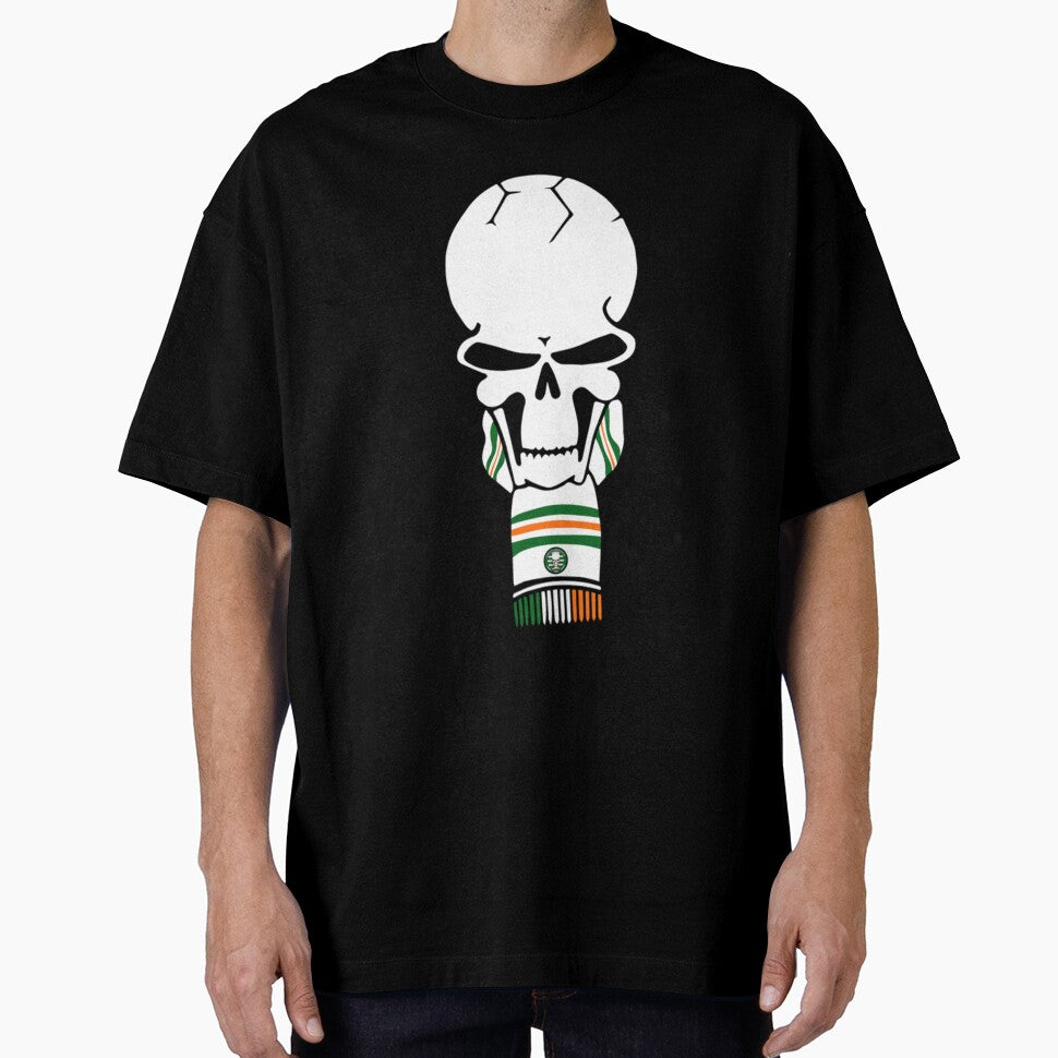 Green Brigade skull -Ireland flag- by LisaAngelLtd