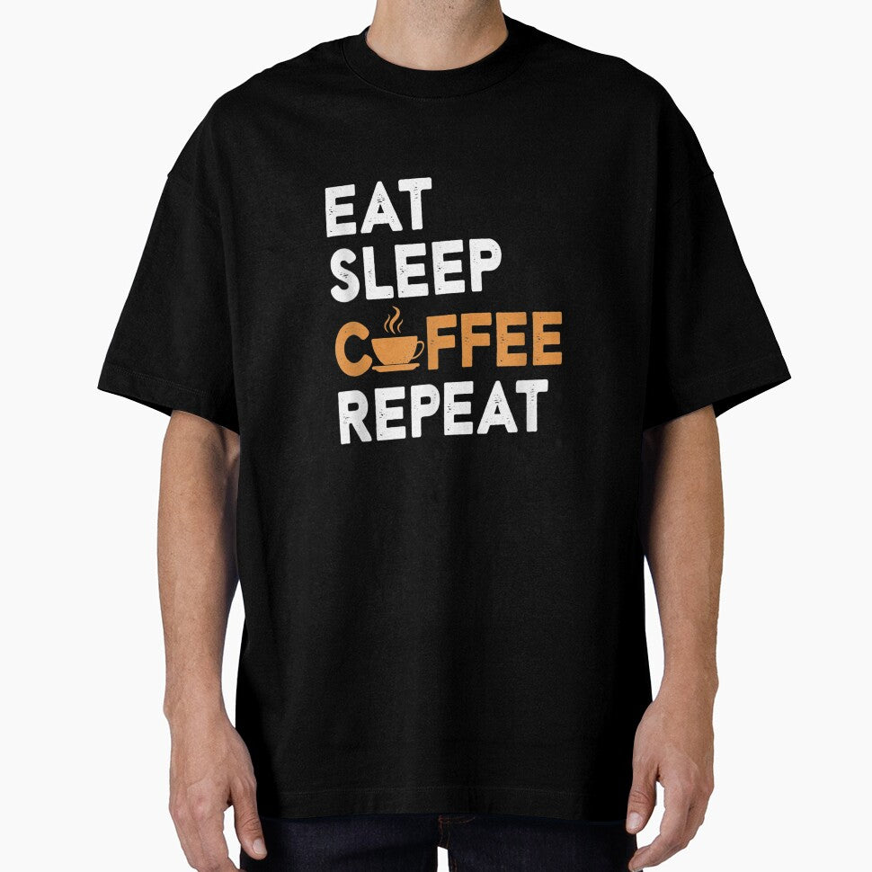 Coffees Eat Sleep Coffee Repeat by DeannaMarks