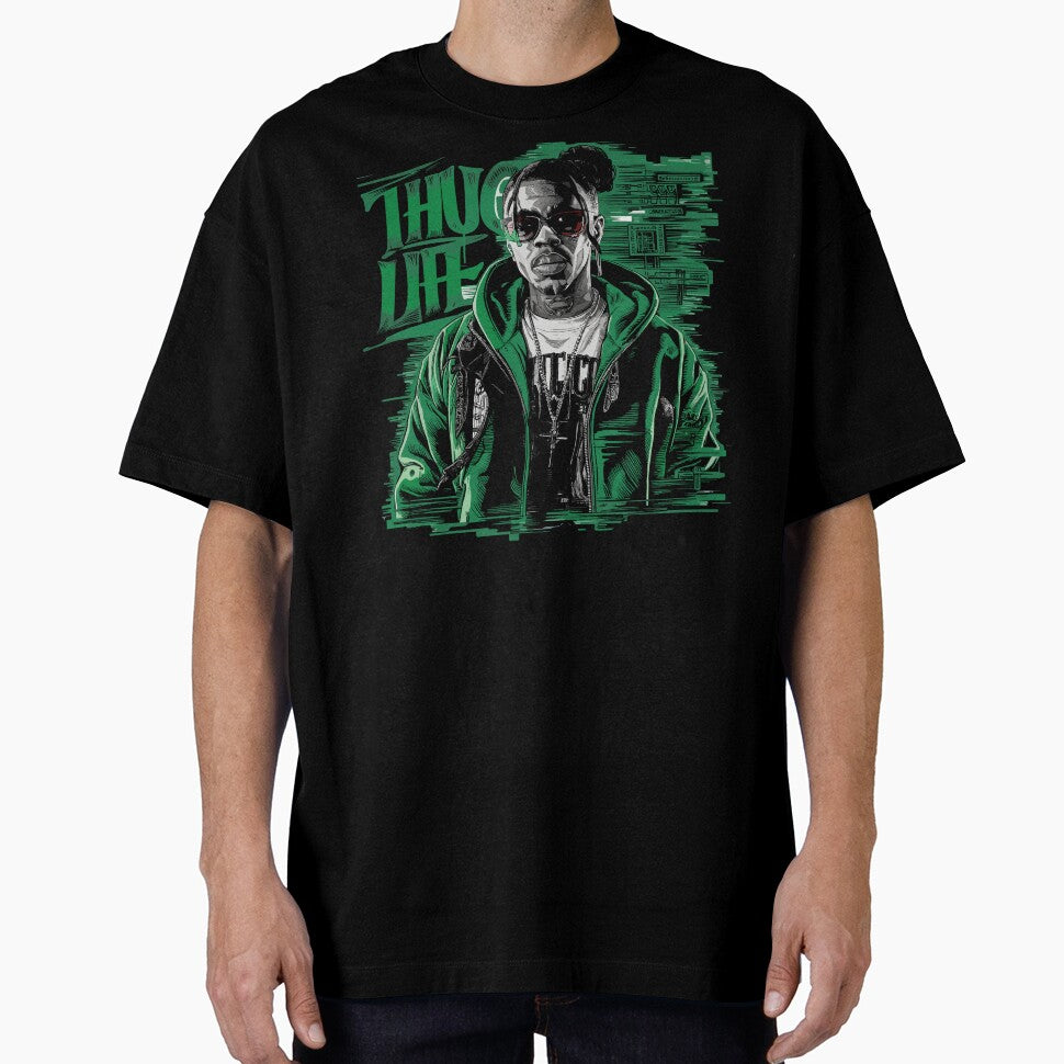 Black Guy Thug Life Design by diegomenjivar92