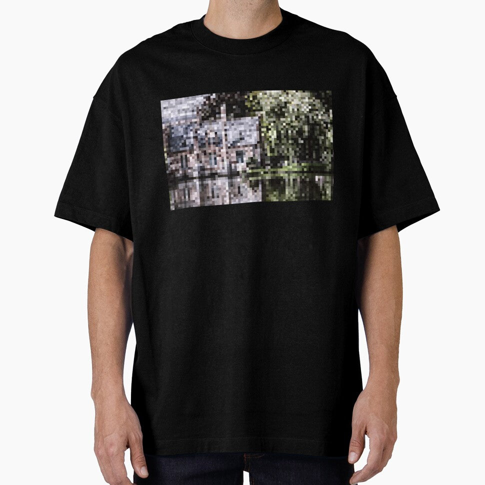 Pixelated Willow Tree on the Lake Scene by Potato Quality Prints