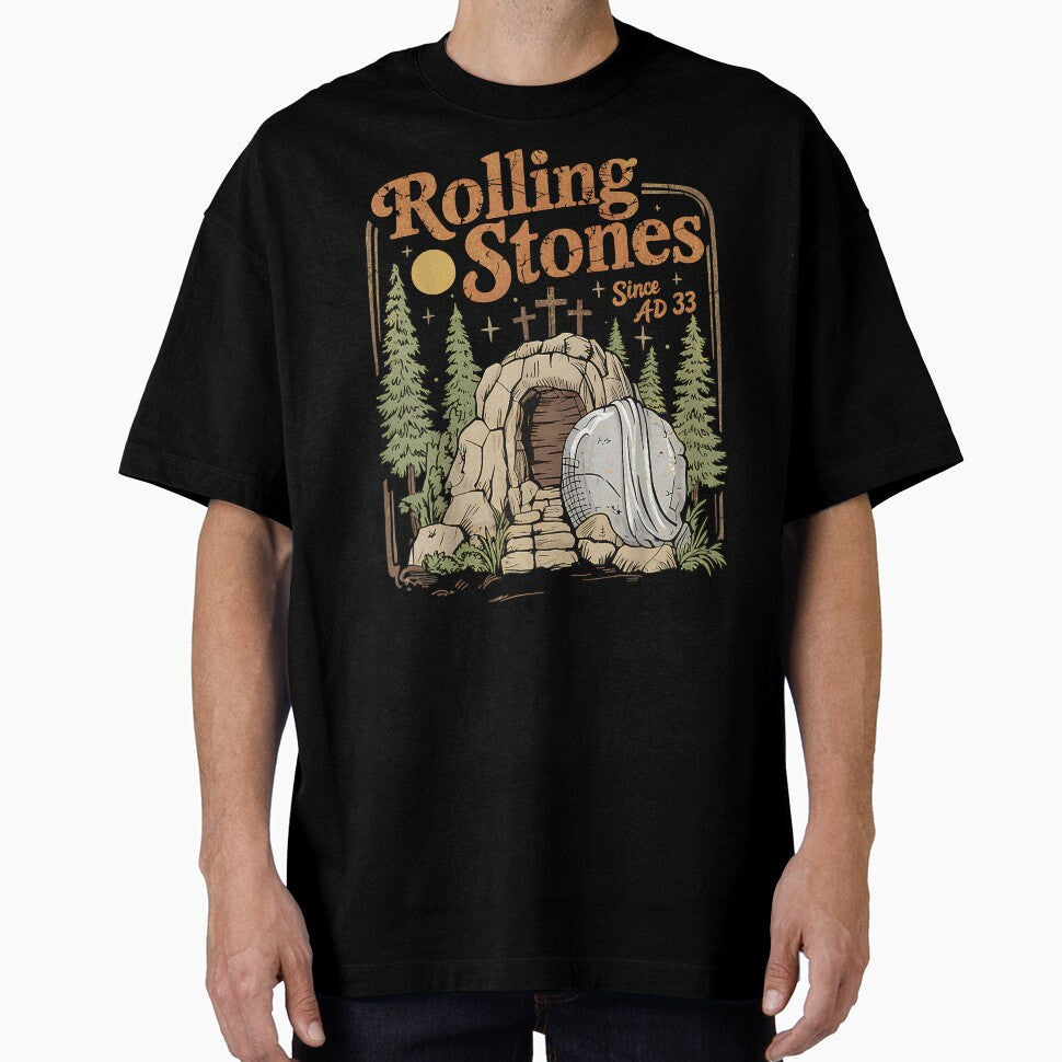 The Stone Was Rolled Away He Alive Retro Christian Easter T by trucnhieuchan