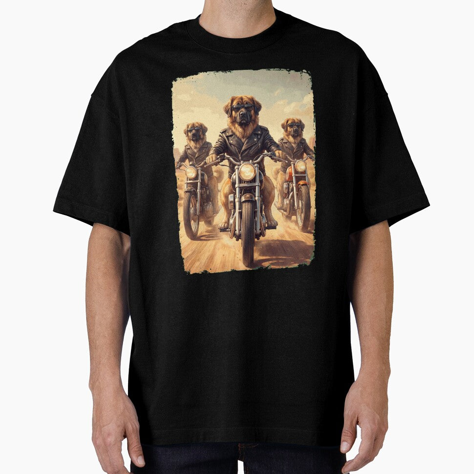 Funny Leonberger Motorcycle Meme Dog Lover by DoodleTortle