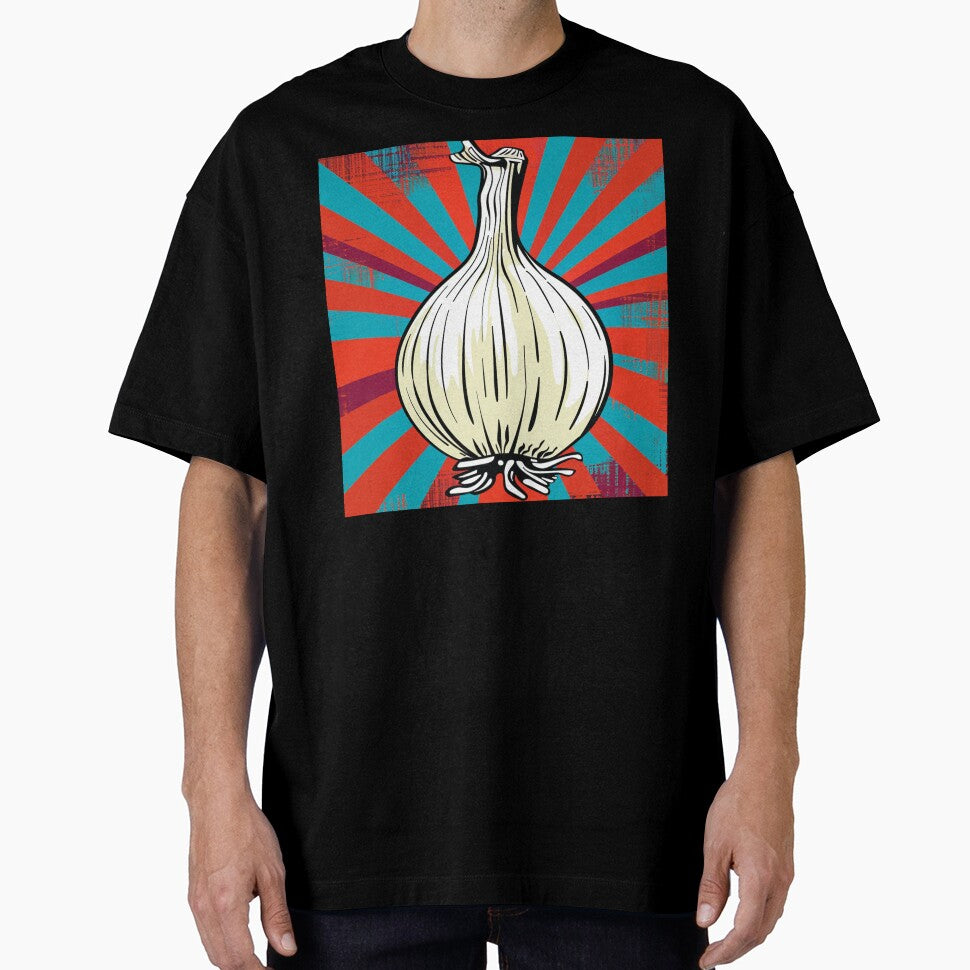 White Onion Pop Art 3 by AstroRisq