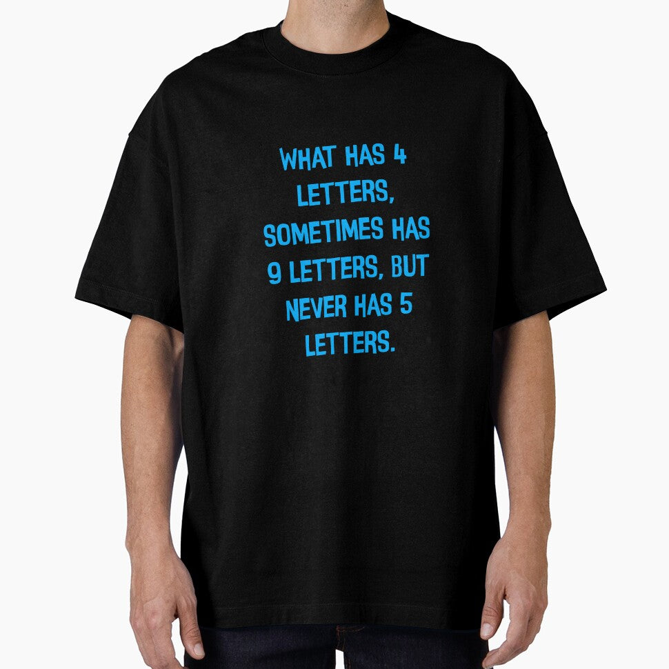 What Has 4 Letters, Sometimes Has 9 Letters But Never Has 5 Letters Funny Dad Jokes by Pete Roberts