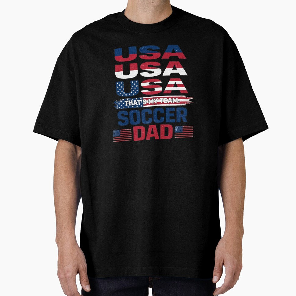 USA Soccer Dad 2026 | Football Dad World Cup Fan Design, That's my team, Soccer Dad Gift For Father, Match Day USA Fan Tee, Football Dad Shirt by VectorJoy