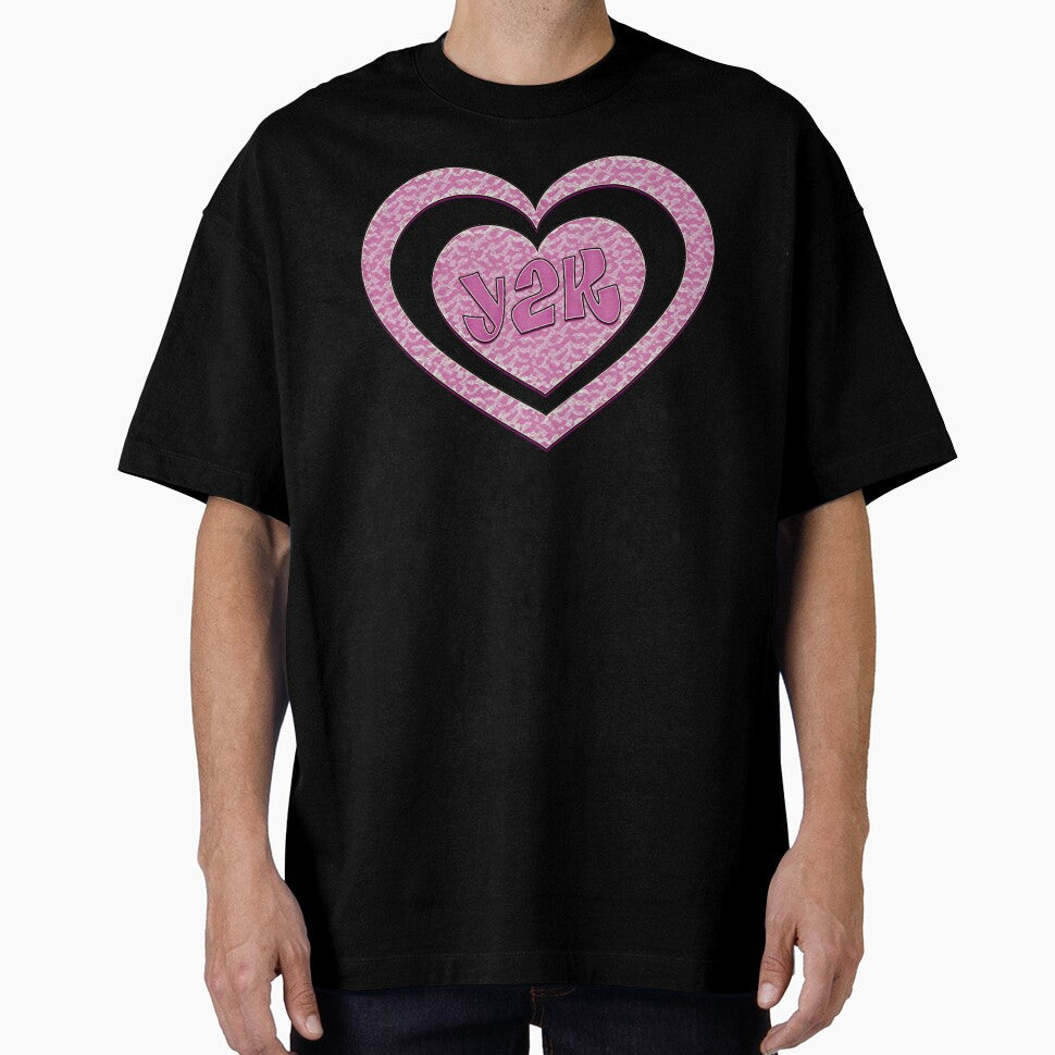 Y2k Animal Print Heart by RoserinArt