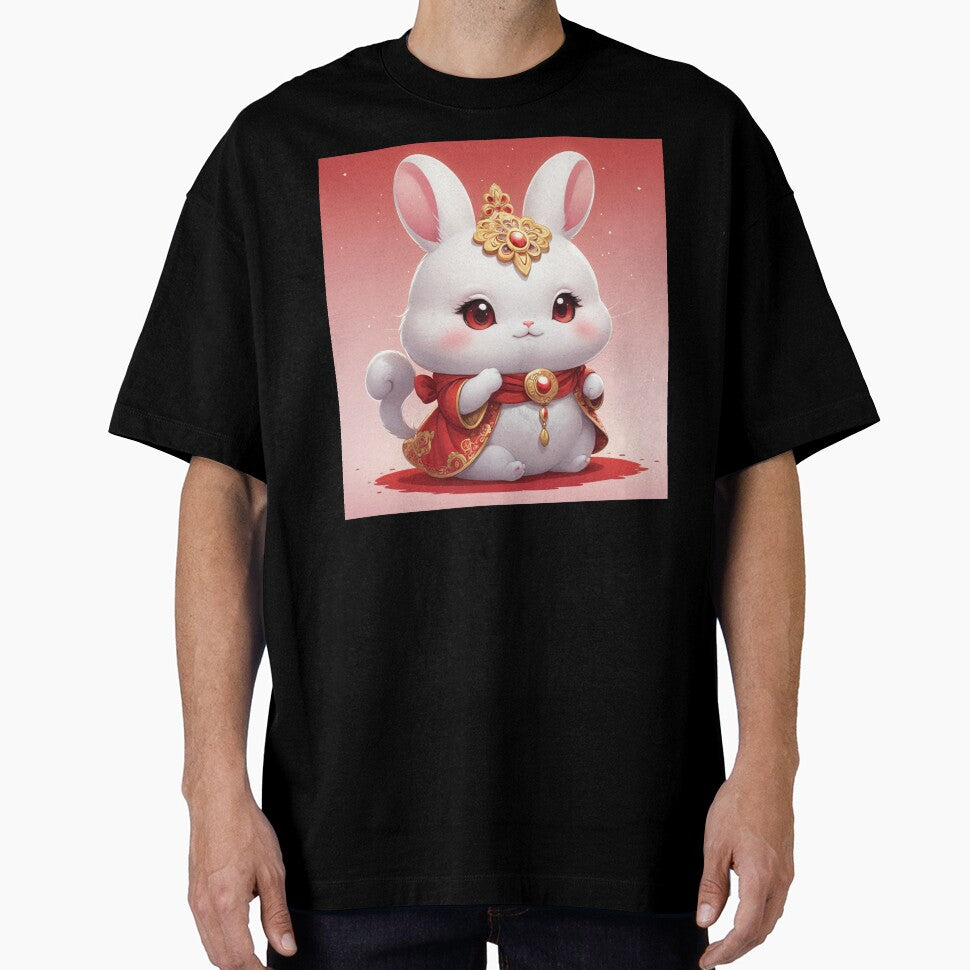 Kawaii white bunny by MerlinWear