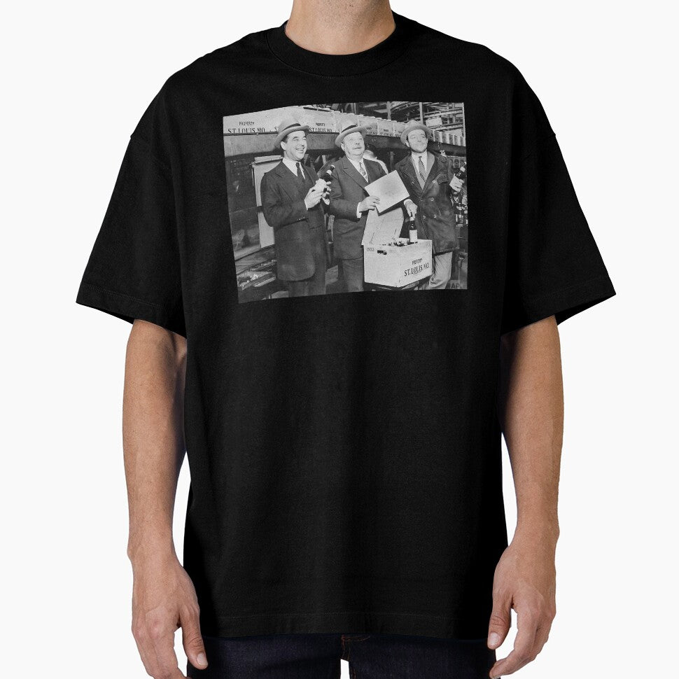Beer Men, Prohibition, Beer Bottlers, Vintage Black and White Old Photo by IconicArchive