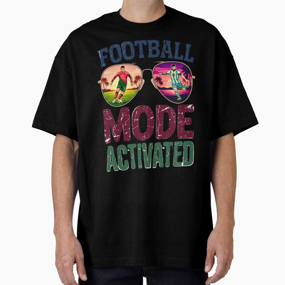 Football Mode Activated Soccer Sunset Sunglasses Graphic by digitalbob60